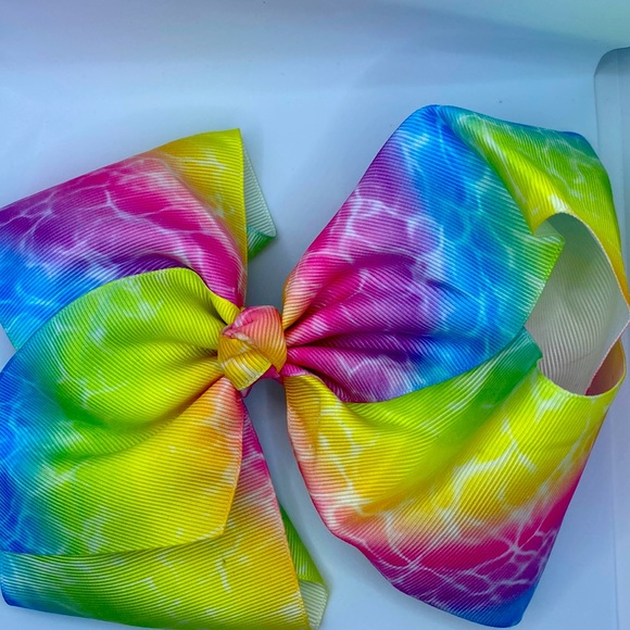 Abito JoJo Siwa Nickelodeon &ndash; Morbido Tie Dye Arcobaleno Unicorno &ndash; Taglie Bambina &ndash; Nuovo